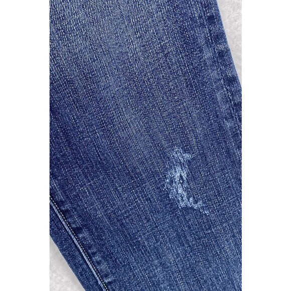 Miss Me Jeans Women Size 26 JP4408 Blue Distressed Pants Pockets Low Rise Denim - Picture 13 of 16